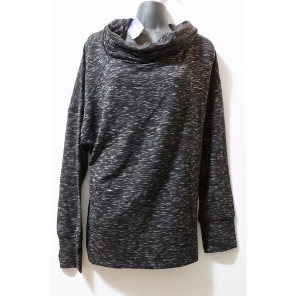 Danskin Womens Space Dye French Terry Pullover